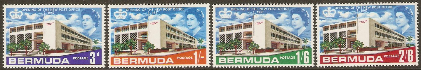 Bermuda 1967 New Post Office Set. SG204-SG207.
