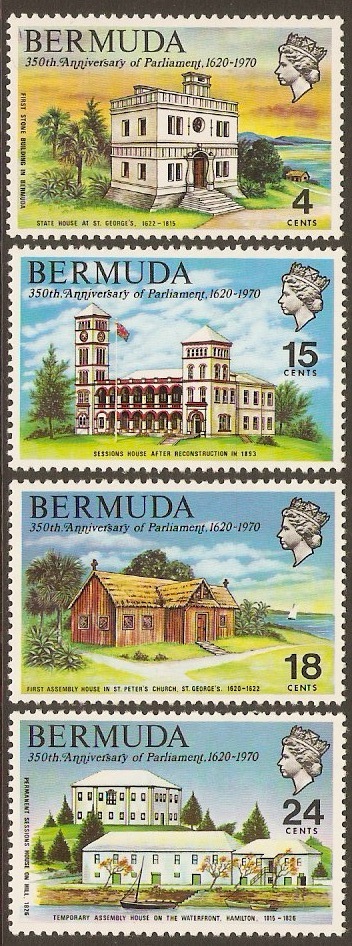 Bermuda 1970 Parliament Anniversary. SG266-SG269.