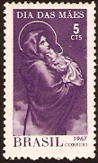 Brazil 1967 Mother's Day Stamp. SG1174.