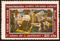 Brazil 1968 Pedro Cabral Stamp. SG1213.