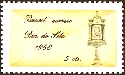 Brazil 1968 Stamp Day Stamp. SG1221.