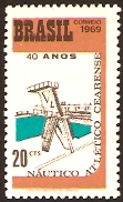 Brazil 1969 Water Sports Stamp. SG1256.