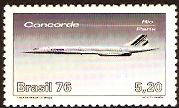 Brazil 1976 "Concorde" Stamp. SG1576.