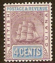 British Guiana 1889 4c Dull purple and cobalt. SG196.