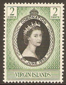 British Virgin Islands 1953 Coronation Stamp. SG148.