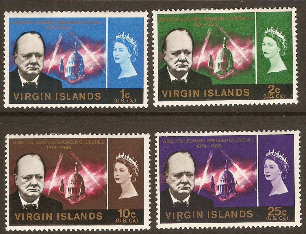 British Virgin Islands 1966 Churchill Commem. set. SG197-SG200.