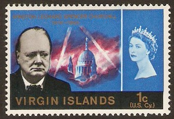 British Virgin Islands 1966 1c New blue. SG197.