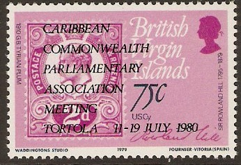 British Virgin Islands 1980 75c Parliamentary Meeting. SG445.