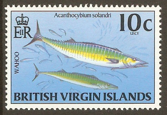 British Virgin Islands 1997 10c Game Fish series. SG944. Wahoo.