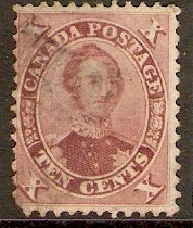 Colony of Canada 10c purple. SG34.