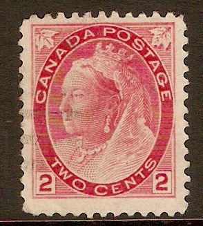 Canada 1898 2c Rose-carmine (Die 1a). SG155.