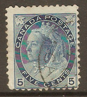 Canada 1898 5c Slate-blue on bluish. SG157.