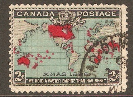 Canada 1898 2c Blue. SG168.