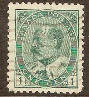 Canada 1903 1c Pale green. SG173.