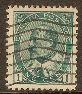 Canada 1903 1c Deep green. SG174.