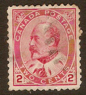 Canada 1903 2c Pale rose-carmine. SG177.