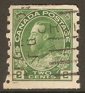 Canada 1922 2c Deep green. SG257.