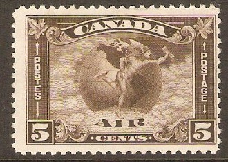 Canada 1930 5c Air Stamp. SG310.