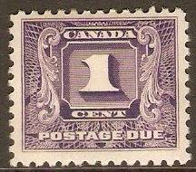 Canada 1930 1c Bright violet Postage Due. SGD9.