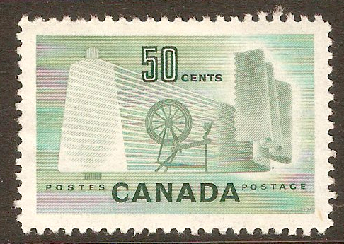 Canada 1953 50c Textile Industry stamp. SG462.