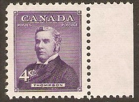 Canada 1954 4c Prime Ministers Series. SG475.