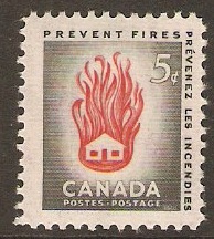 Canada 1956 5c Fire Prevention Stamp. SG490.
