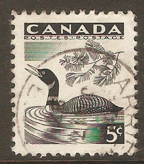 Canada 1957 5c Wildlife Week stamp. SG495.
