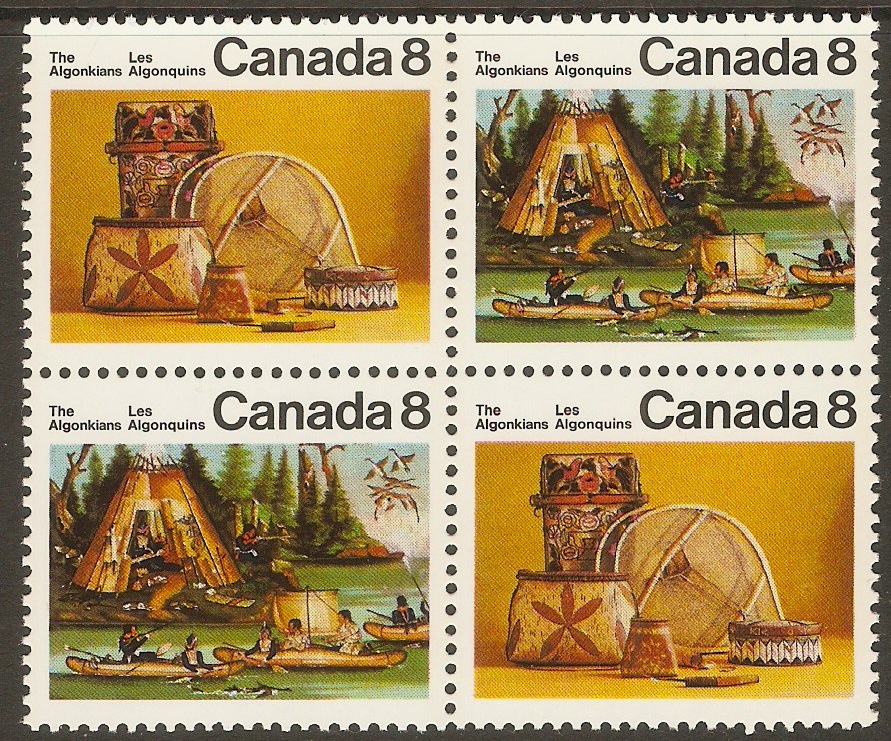 Canada 1972 8c Indians series. SG723-SG724.