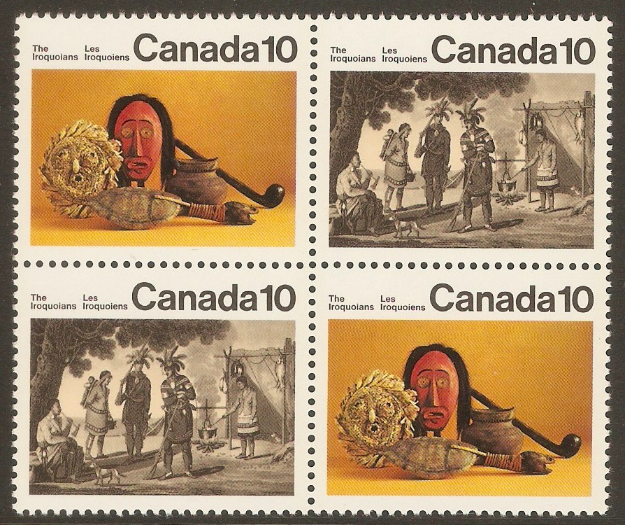 Canada 1972 10c Indians series. SG729-SG730.