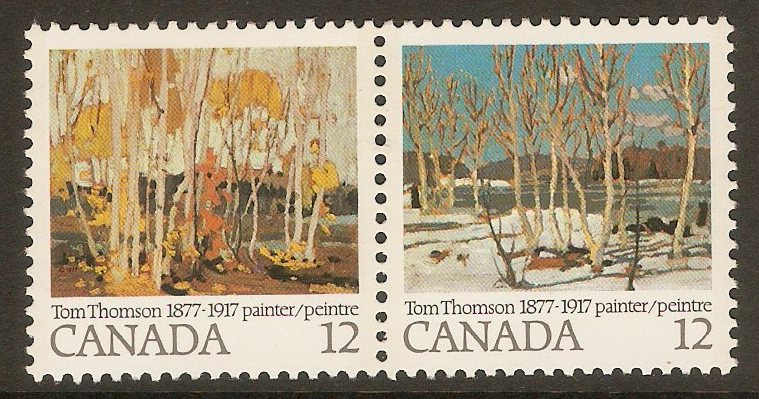 Canada 1977 Tom Thomson Commemoration set. SG887-SG888.
