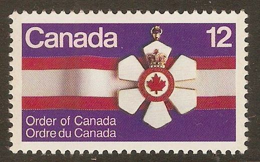 Canada 1977 12c Order of Canada stamp. SG890.
