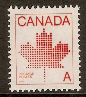Canada 1981 A(30c) Bright scarlet. SG1030a.