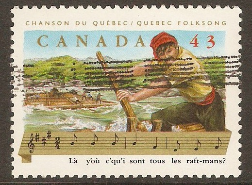 Canada 1993 43c Folk Songs series. SG1565.