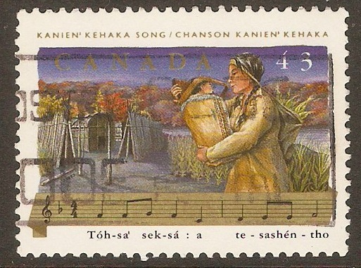 Canada 1993 43c Folk Songs series. SG1567.