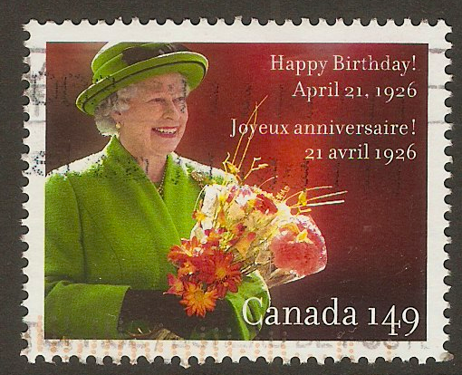 Canada 2006 51c QEII Birthday stamp. SG2381.