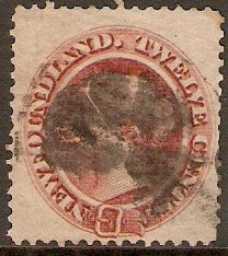 Newfoundland 1865 12c red-brown. SG28.