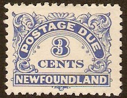 Newfoundland 1939 3c ultramarine. SGD3.