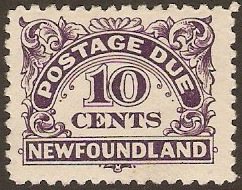 Newfoundland 1939 10c violet. SGD6.