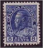 Canada 1922 8c. Blue. SG252.