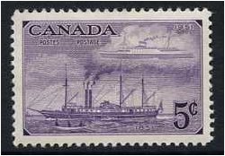 Canada 1951 5c. Violet. SG437.