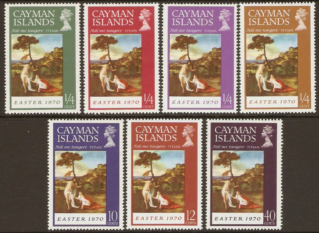 Cayman Islands 1970 Easter Paintings Set. SG262-SG268.