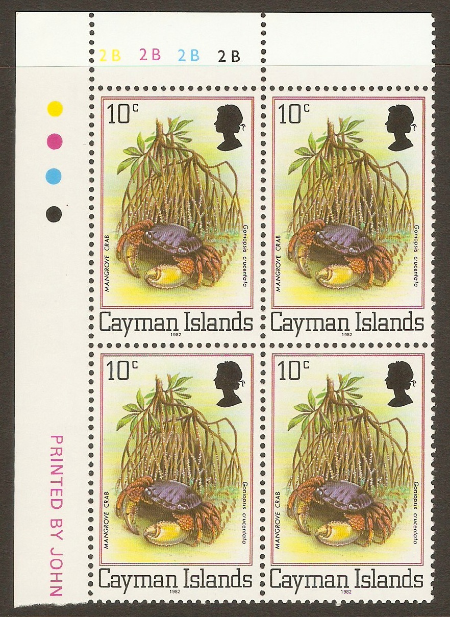 Cayman Islands 1980 10c Mangrove crab. SG517A.