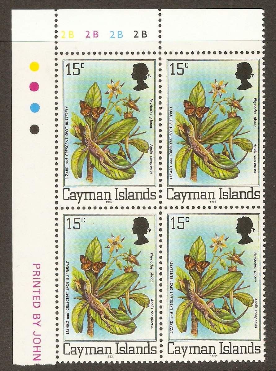 Cayman Islands 1980 15c Butterflies. SG518A.