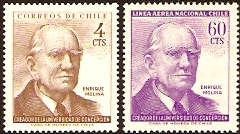 Chile 1964 Molina Set. SG550-SG551.