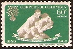 Colombia 1960 Refugee Year Stamp. SG1030.