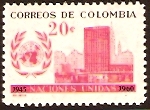 Colombia 1960 U.N. Day Stamp. SG1054.