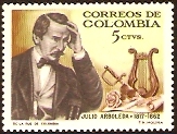 Colombia 1966 Julio Arboleda Stamp. SG1169.