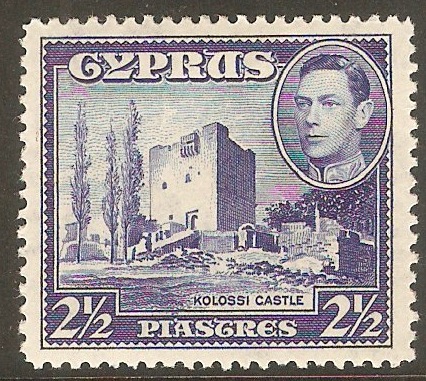 Cyprus 1938 2pi Ultramarine. SG156.