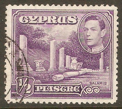Cyprus 1938 pi Violet. SG152a.