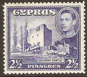 Cyprus 1938 2pi. Ultramarine. SG156.